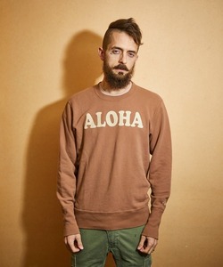 【TMT】スウェットL 日本製 「CALIFORNIA COTTON SWEAT SHIRTS(ALOHA)」 限定 人気アイテム