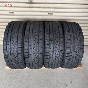 PIRELLI　ピレリ　ICE ASIMMETRICO アイス　アシンメトリコ　225/55R17　2018年製造　スタッドレス　中古タイヤ4本セット