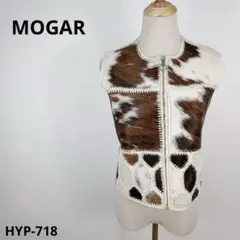 MOGAR トップス ベスト レザー ウール イタリア製 おしゃれ