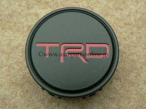 4個 TRD 正規品 純正 部品 TRD アルミホイール 用 黒 ブラック センターキャップ 62mm パーツ 海外 仕様 T2 WHEEL ORNAMENT CENTER CAP