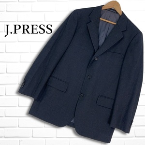 ◆美品 送料無料◆ J.PRESS ジェイプレス 秋冬 ウール テーラード ジャケット グレー メンズ オンワード樫山　1194J