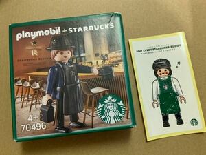 [海外限定] playmobil プレイモービル 韓国スタバ限定 Starbucks 70496 Jun 新品 & シール付き