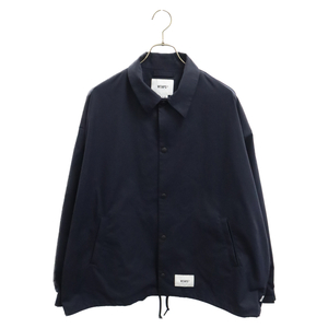 WTAPS ダブルタップス 23SS CHIEF / JACKET / POLY TWILL ポリツイル チーフ ジャケット ネイビー.231TQDT-JKM02