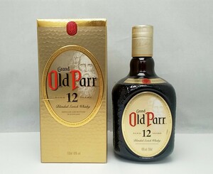 ウイスキー　Grand Old Parr　12年　750mL 43%　スコッチ　箱　未開栓　/　グランド オールドパー