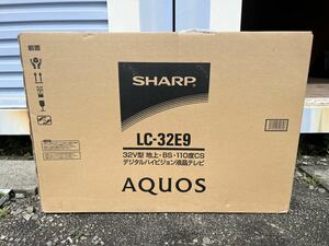 1円〜③SHARP デジタルハイビジョン液晶テレビ シャープ 32V型 AQUOS LC-32E9 新品未開封