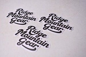 RIDGE MOUNTAIN GEAR ★ リッジマウンテンギア ★ ステッカー ★ シール ★ 3枚セット（1枚折れあり） ★ 中古品 ★ 未使用 ★