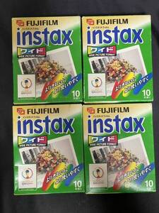 FUJIFILM　フジフィルム　instax　ワイド　フィルム　４パック　４０枚　期限切れ