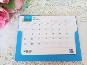★2024年卓上カレンダー　令和6年卓上カレンダー　メットライフカレンダー★
