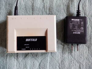 BUFFALO バッファロー LANアダプターとACアダプター モデル　NO.　US112-3312 