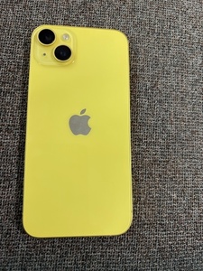 【美品】iPhone 14 Plus　黄色　256GB MR633J/A　SIMフリー　電池最大容量１００％