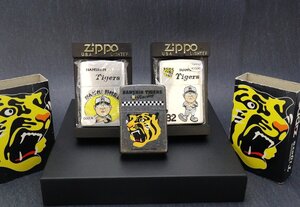 Zippo ジッポ 阪神タイガース3点がんばれ野村監督 他撮影時着火確認ブランドライター喫煙具 ケース入り2点◆おたからや【G-B40659】同梱-2