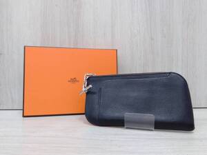 エルメス　HERMES　財布　ストラップGM　黒　Z FS 006 GK　箱・保存袋・鑑定書付