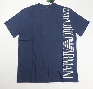 新品 EMPORIO ARMANI エンポリオアルマーニ　Tシャツ　Sサイズ　NAVY BLUE