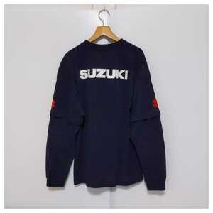 ☆美品 Fサイズ 半袖 長袖 Tシャツ スズキ SUZUKI 黒 肩肘パッド付