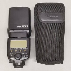 美品 動作品 CANON 580EX II 2 SPEEDLITE キヤノン スピードライト ストロボ ソフトケース付 Z6591