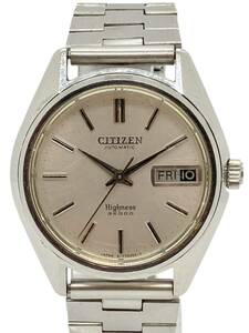 CITIZEN AUTOMATIC Highness 36000 GN-3-5 4-770161Y シチズン 自動巻 デイデイト シルバー文字盤 メンズ 腕時計 //117402