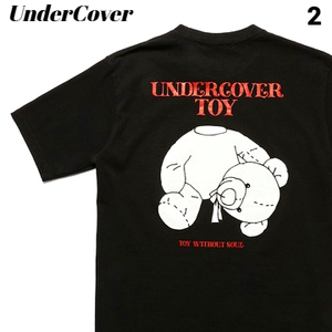 2 新品【Under Cover Tee UCY3812 C. BLACK UNDERCOVER TOY TOY WTTHOUT SOUL アンダーカバー Tシャツ ベアー C.ブラック】