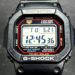 CASIO カシオ G-SHOCK ジーショック GW-M5610-1 腕時計 デジタル タフソーラー 電波ソーラー ラバーベルト ブラック メンズ 動作確認済み