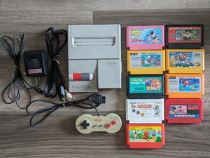 全10本 ニューファミコン ドラゴンクエスト スーパーマリオブラザーズ ダウンタウン キン肉マン ファミコン FC レトロ 任天堂 NINTENDO NES