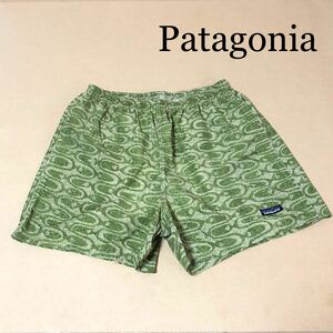 patagonia パタゴニア バギーズパンツ2007年限定柄MMHバギーズショーツハーフショートパンツ水着リバー魚柄波柄