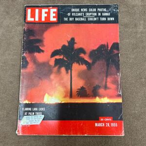 ☆長期保管品☆ 洋書 LIFE 1955年3月28日号 LIFE誌 ライフ誌 洋雑誌 ビンテージ レトロ 雑誌 広告 ポスター コレクター LIFE誌 洋書 ライフ