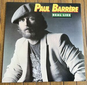 LITTLE FEATの◆PAUL BARRERE - REAL LIES ポール・バレア US盤