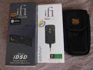 【美品】iFi audio micro iDSD Signature＋iFi audio ipower2 5V＋Vannuysポーチのセット