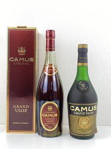 【FS116G】未開栓！カミュ / CAMUS　グランド VSOP　2本セット　700ml 40% / コニャック　ブランデー 古酒 