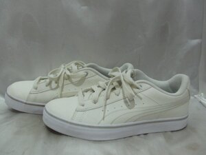 PUMA プーマ V COURT VULC EB V コート 389908-04 スニーカー サイズ 24cm 白系 シューズ