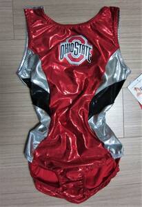 □新品未使用 OHIO STATE 大学 ジム・レオタード □ 大人 LL , XL (アメリカAL) 大きいサイズ チアリーダー チアガール コスチューム ☆R