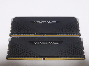 メモリ デスクトップパソコン用 CORSAIR VENGEANCE RGB RS DDR4-3200 PC4-25600 8GBx2枚 合計16GB CMG16GX4M2E3200C16 起動確認済みです