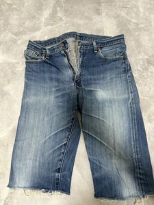 Levis リーバイス　505 W34L33 ハーフパンツ　日本製　60サイズ