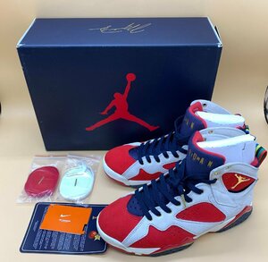 Trophy Room × Nike ナイキ AIR JORDAN 7 RETRO SP True Red and Obsidian DM1195 474 サイズ:27cm エアジョーダン☆良品☆[75-0607-O3]