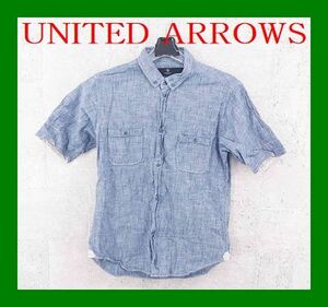 UNITED ARROWSBD 半袖 シャツ L ブルー 