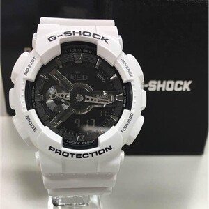 【カシオ】 ジーショック 新品 腕時計 ホワイト 未使用品 GA110GW7AJF CASIO 男性 メンズ