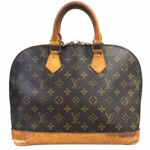 【1円～】ルイヴィトン LOUIS VUITTON バッグ ハンドバッグ アルマ M51130 BA0033 モノグラム レザー ブラウン 中古