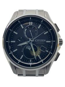 CITIZEN◆ソーラー腕時計/アナログ/チタン/NVY/SLV/チタン/H874-005HK01