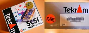 未使用 希少 Tekram SCSI HOST ADAPTER DC395U REV1.0 ULTRA SCSI-3 動作未検証 付属品あり 日本語マニュアル付