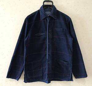 ＊ハリウッドランチマーケット ブルーブルー PURE INDIGO BLUE 藍 BLUE ARIGATO 聖林公司 シャツ カバーオール 1/S　　　BJAI.AB