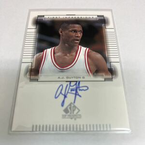 NBA 2000 UD SP Top Prospects auto A.J.Guyton