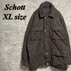 schott ショット　ブルゾン　古着　ニューヨーク市　ブラウン　XL