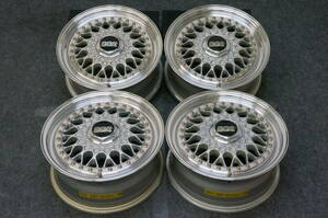 J 505【希少】BBS RS244　PCD100　6J+40　当時物　ロードスター　軽カー