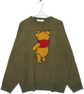 即決■★クマのプーさん Winnie-the-Pooh★■ニットトレーナー：SIZEレディース=L