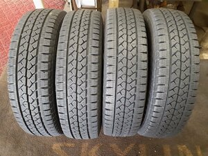 パF4288■175R14 LT 8PR　4本価格　BRIDGESTONE BLIZZAK VL1　送料無料 冬 ’20年 8分山 ライトエース タウンエース ダイナ バネット