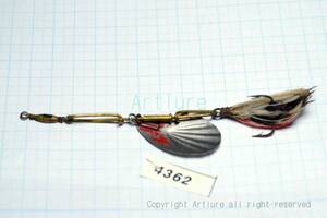 VINTAGE RARE METAL LURE, HENDRYX N04 希少蒐集家向けヴィンテージメタルルアー、4362-130 オールドルアー、