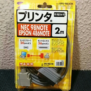 パソコン周辺機器 サンワサプライ　D-sub 25pin- セントロニクス36pin プリンターケーブル 未開封・