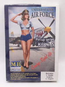 Masterbox 1/24スケール ピンナップシリーズ キット No. 5 - プラモデル UNITED STATES AIR FORCE