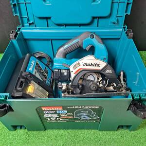 【中古品】★マキタ(makita) 18V 125mm コードレス丸のこ HS474DRGX