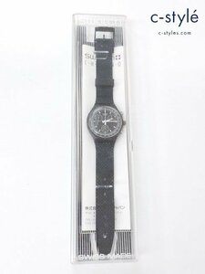 Y100a [人気] Swatch スウォッチ 腕時計 クォーツ クロノ SCB100 ブラック | Y