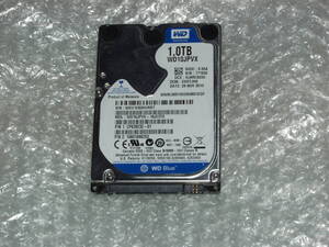 ■□Western Digital 2.5inch 1.0TB SATA-HDD WD10JPVX 中古動作品7□■